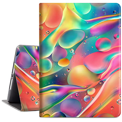 Vimorco Slim Case for iPad 5th/6th Generation 9.7 inch 2017/2018,for iPad Air 1/2, Shockproof PU Leather Adjustable Stand Cover for Apple iPad 5/6 Gen, Colorful Bubbles - Image 1