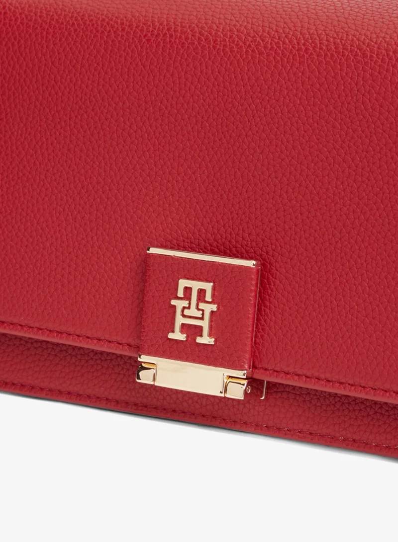 Tommy Hilfiger  TH Monogram Flap Crossbody Bag for Women | Best Price UAE