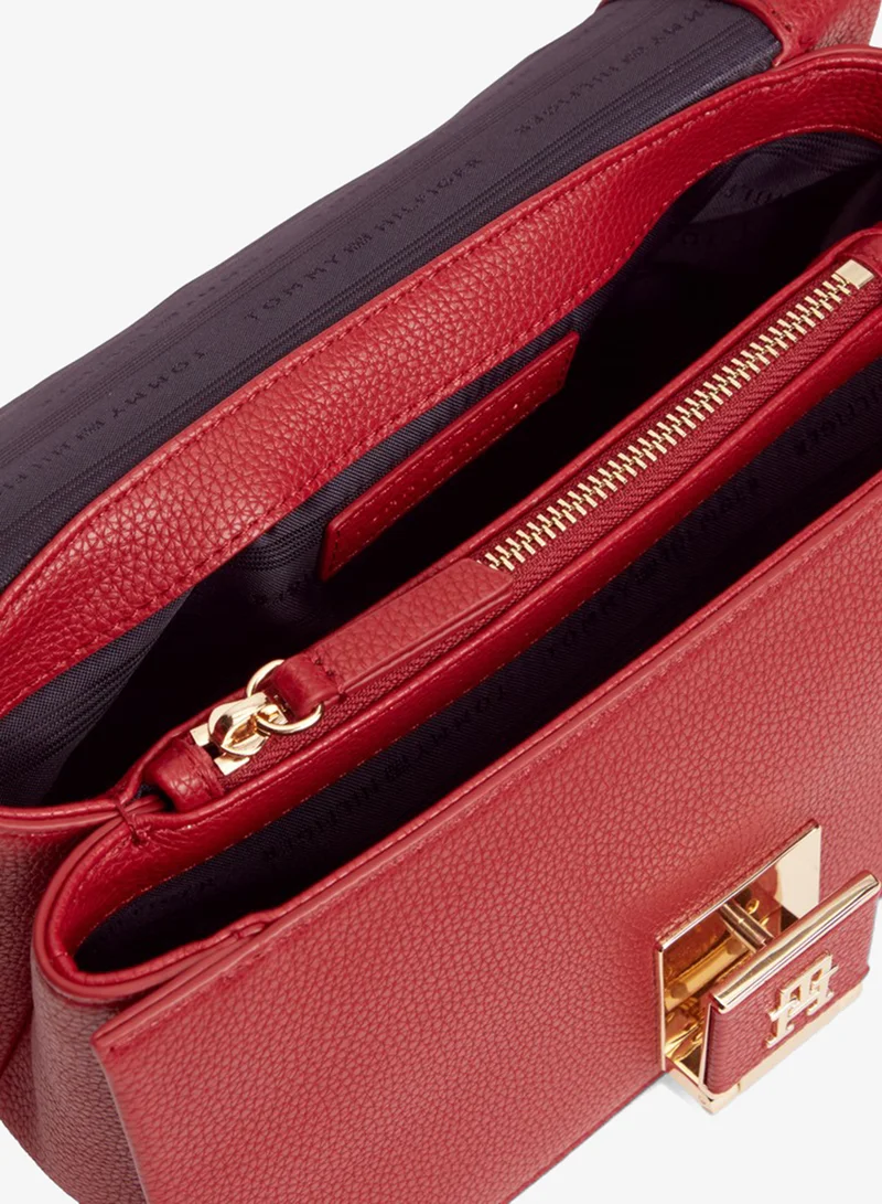 Tommy Hilfiger  TH Monogram Flap Crossbody Bag for Women | Best Price UAE