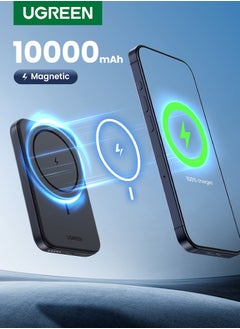 10000 mAh 10000mAh Wireless Power Bank Magnetic MagSafe Wireless Portable Charger Fast Charging Charger PD 20W Wired Charging iPhone MagSafe Charger Battery Pack For iPhone 16 15 Series Apple Watch