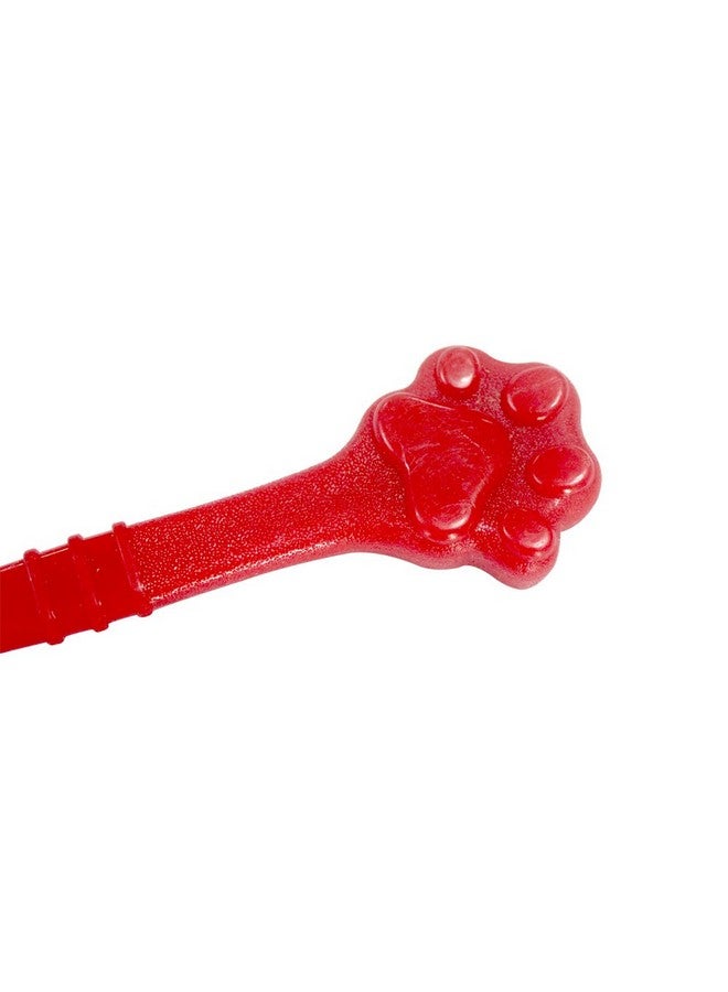 Kunhe Pet Dog Cat Feeding Scooping Can Tin Food Fork Mixing Spoon Red 7.48Inch - Image 4