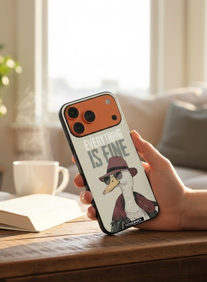 Covernex Apple iPhone 17 Pro Max Protective Case Cover Everything Is Fine - Image 5