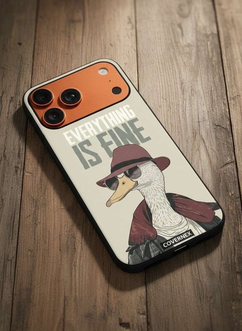 Covernex Apple iPhone 17 Pro Max Protective Case Cover Everything Is Fine - Image 3