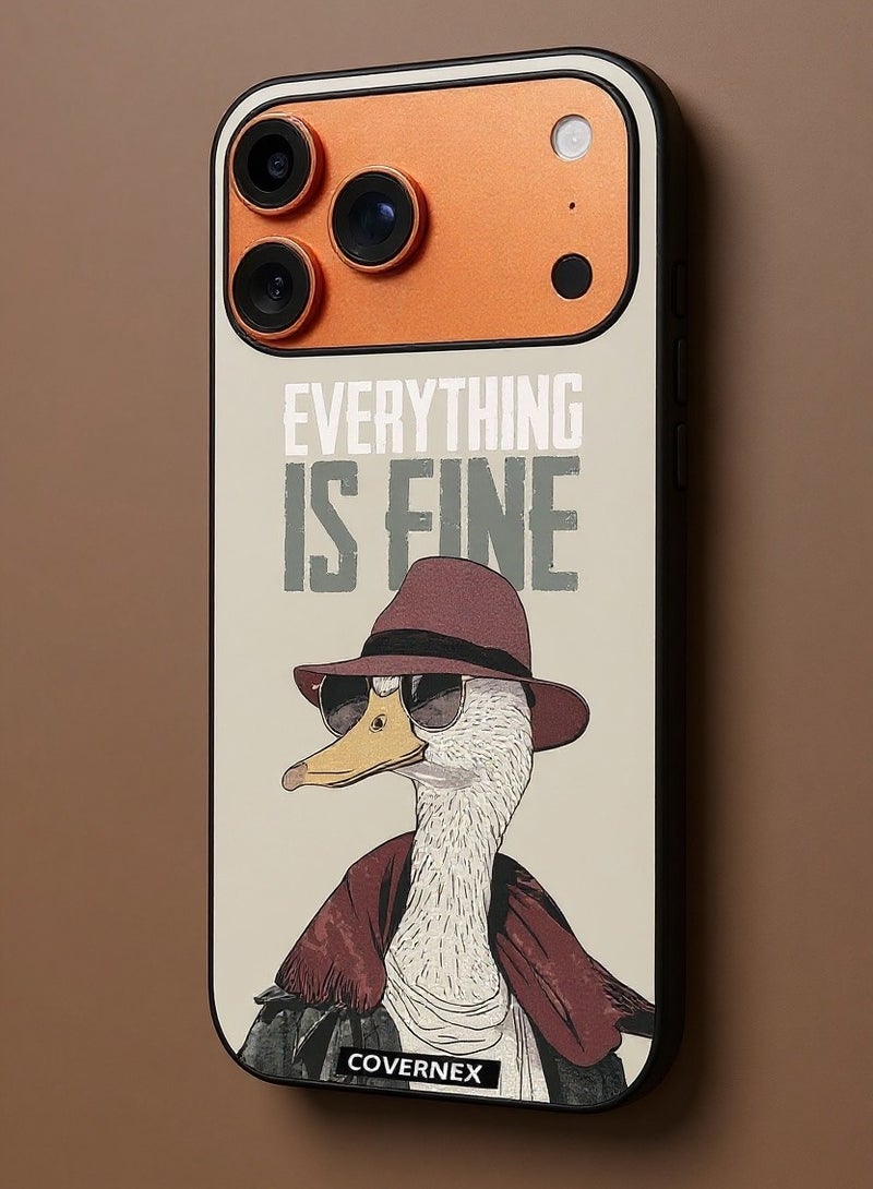Covernex Apple iPhone 17 Pro Max Protective Case Cover Everything Is Fine - Image 4