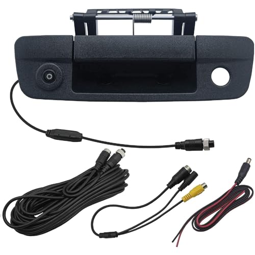 Leadsign Tailgate Handle with Rearview Backup Camera Compatible for Dodge Ram 1500(Years 2009-2017),2500 3500 (Years 2010-2017), RCA Connector - Image 1