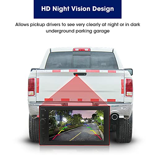 Leadsign Tailgate Handle with Rearview Backup Camera Compatible for Dodge Ram 1500(Years 2009-2017),2500 3500 (Years 2010-2017), RCA Connector - Image 4