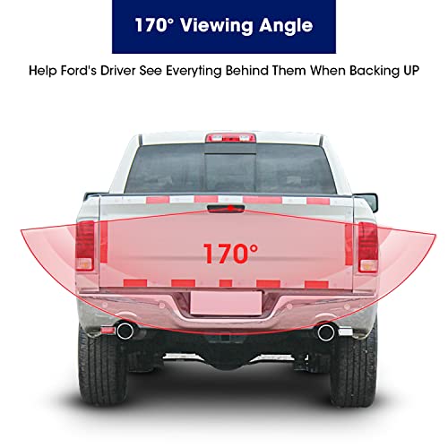 Leadsign Tailgate Handle with Rearview Backup Camera Compatible for Dodge Ram 1500(Years 2009-2017),2500 3500 (Years 2010-2017), RCA Connector - Image 3