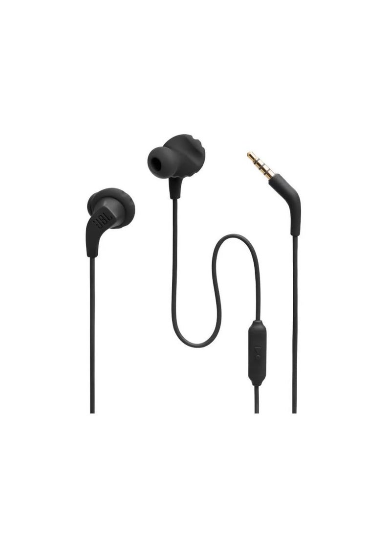 JBL Renewed - Endurance Run 2, Sports in Ear Wired Earphones with Mic, Pure Bass, Sweatproof, Flexsoft eartips, Magnetic Earbuds, Fliphook & TwistLock Technology with Voice Assistant Support for Mobiles (Blue) BLUE - Image 2