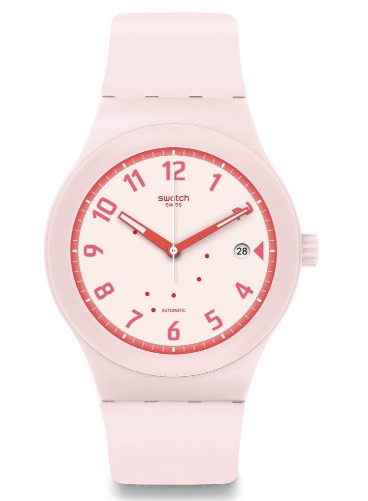 Unisex Sistem Blush Quartz Movement Water Resistant Wrist Watch - 41 Mm