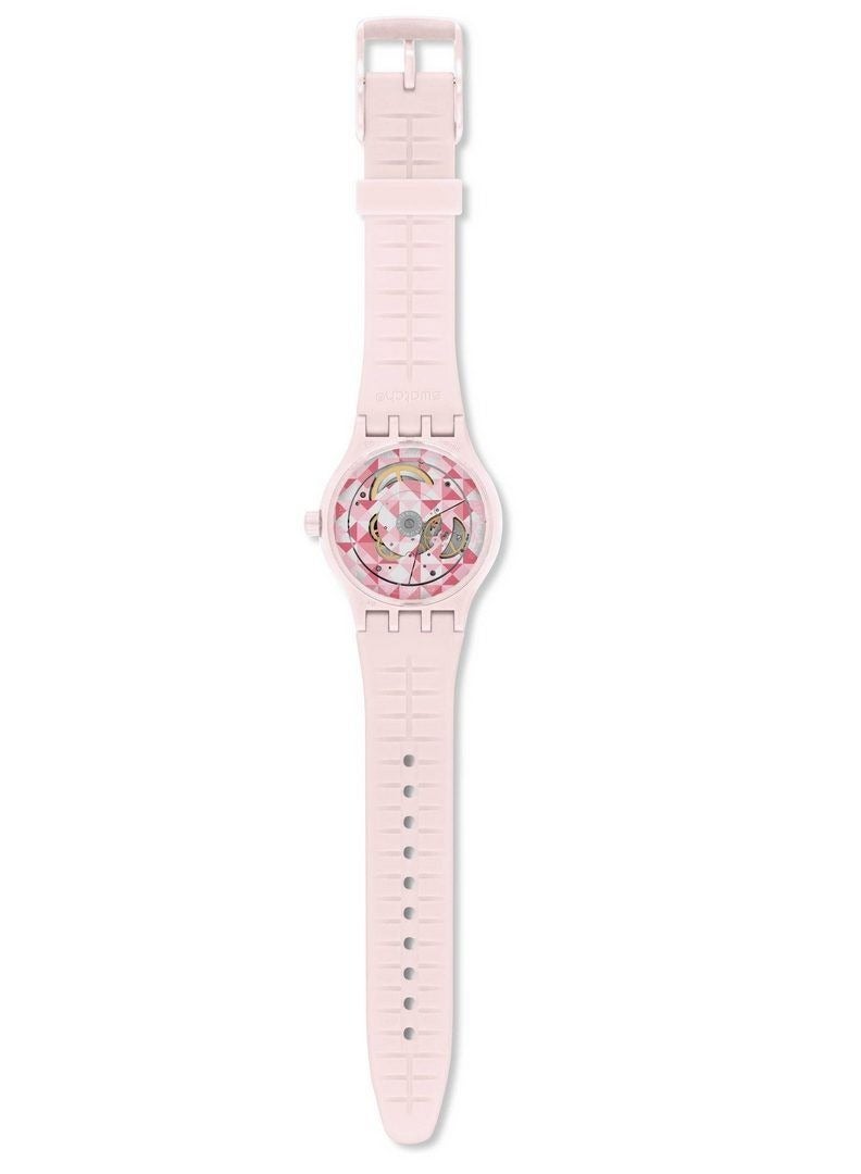 Unisex Sistem Blush Quartz Movement Water Resistant Wrist Watch - 41 Mm