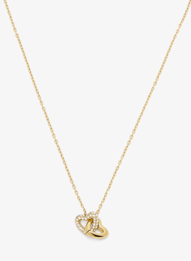 GUESS Heart Links Chain Necklace - Image 2