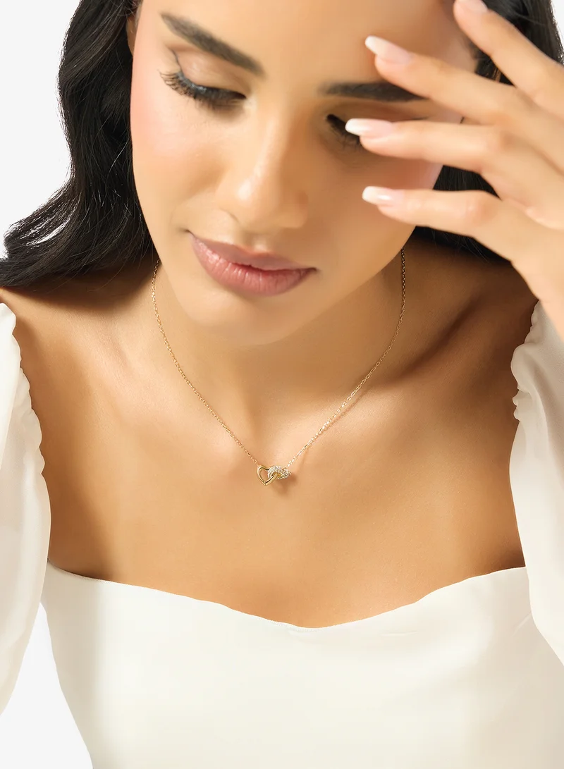 GUESS  Heart Links Chain Necklace for Women | Best Price UAE