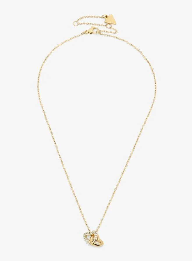 GUESS Heart Links Chain Necklace