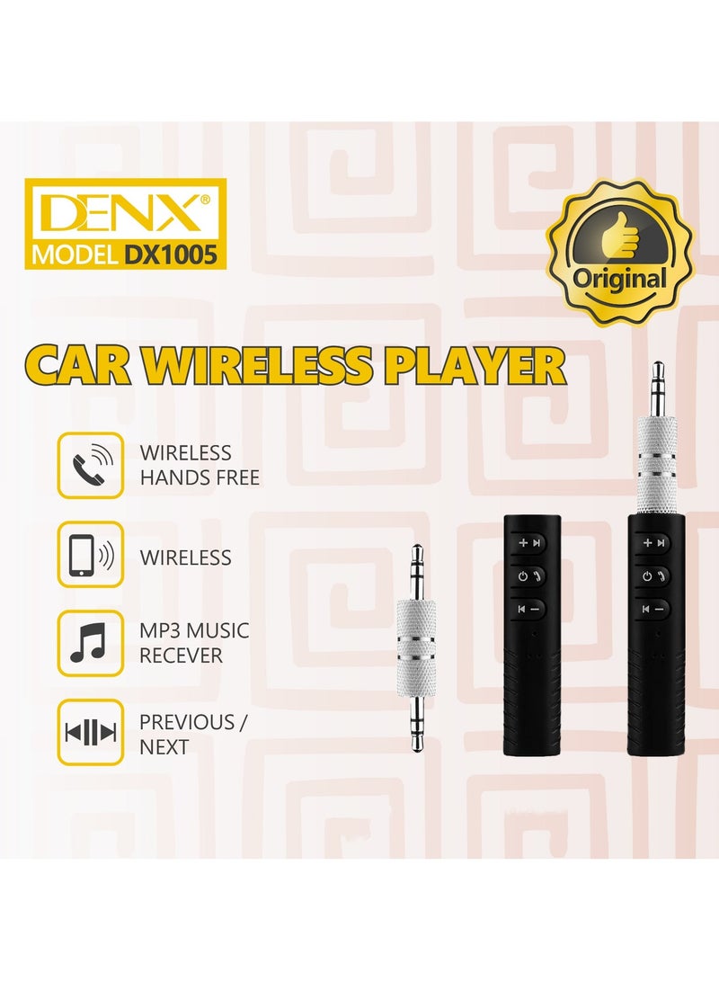 Denx Bluetooth Receiver Wireless Audio Music Adapter Car Kit - Image 1