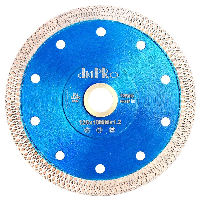DAPRO 5 Inch Tile Blade Super Thin Diamond Porcelain Tile Blade for Cutting Granite Marble Ceramic Tile(5"-1pc)… - Image 1