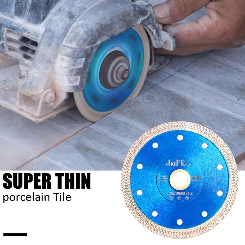 DAPRO 5 Inch Tile Blade Super Thin Diamond Porcelain Tile Blade for Cutting Granite Marble Ceramic Tile(5"-1pc)… - Image 5