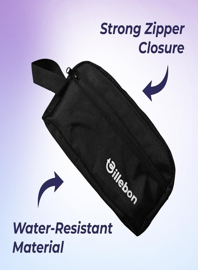 Billebon Toiletry Bag Travel Men Women, Spacious Organizer Multiple Compartments Zipper Closure, Durable Cosmetic Grooming Pouch Toiletries Skincare Accessories Kit 24cm - Image 2