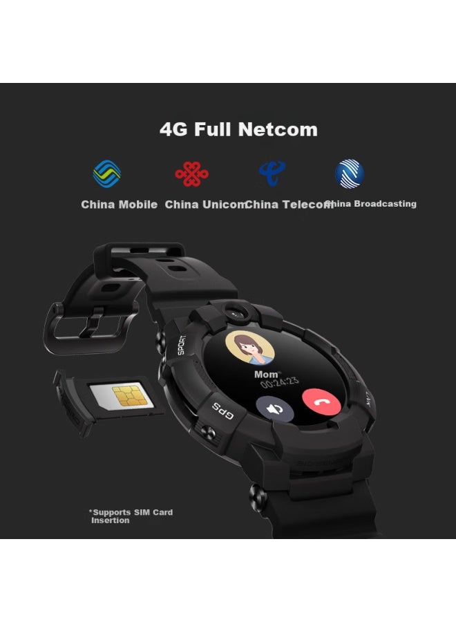Xiaoxun Junior High School Student Phone Watch Youth Sports Watch Student Heart Rate Blood Oxygen Video Call Can Be Positioned Independently Insert Card 8-16 Years Old S6c - Image 3