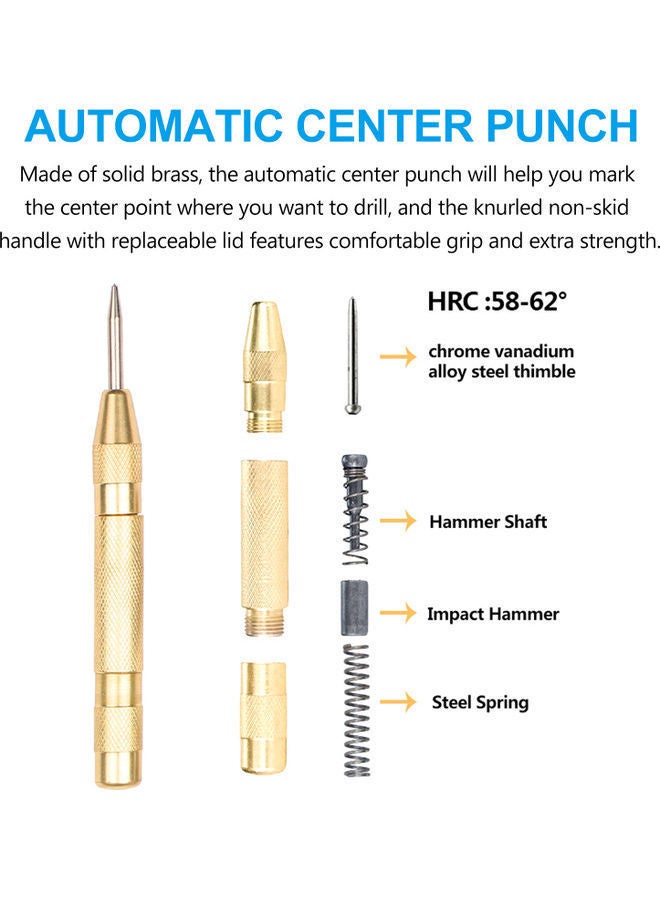 نيبمينينت طقم أدوات ثقب مشطوفة مكون من 39 قطعة متعدد الألوان 20.00X5.00X13.00سم - Image 2