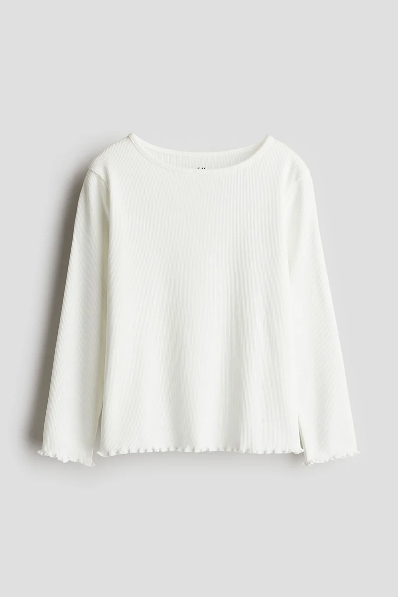 اتش اند ام Long-sleeved jersey top