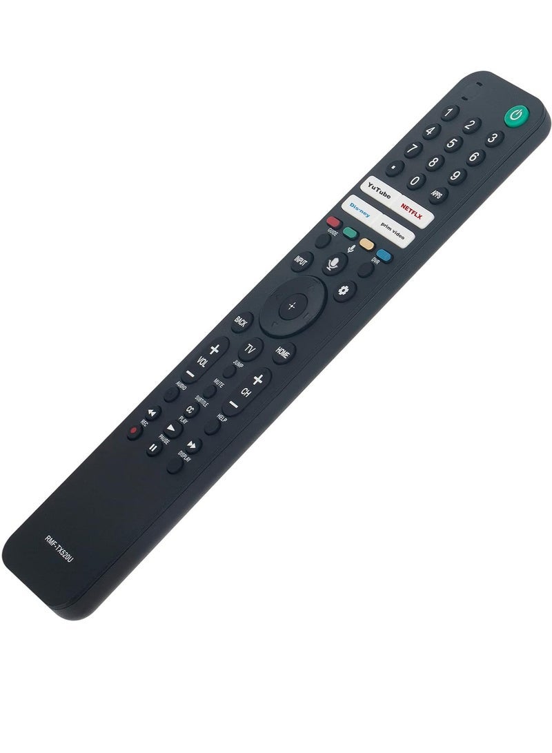 PopZa Replacement Voice Remote Control RMF-TX520U Compatible with Sony OLED 4K HD HDR TV KD-32W830K KD-43X80J KD-43X85J KD-50X80J KD-50X85J KD-55X75K KD-55X80CJ KD-55X80J KD-55X85J KD-55X85J KD-65X75K KD-65X80CJ with battery - Image 4