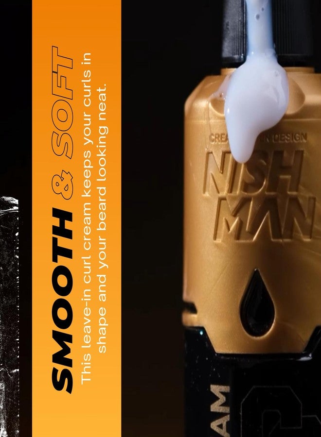 Nishman Curl Cream 200ml for Men | Curl Defining & Frizz Control Cream | Leave-In Hair Cream for Curly, Wavy & Textured Hair | Smooth, Hydrating & Natural Finish - Image 3