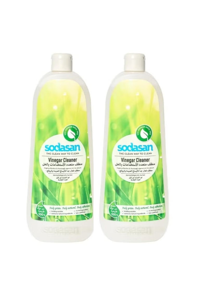 SODASAN Natural All Purpose Cleaner Pack of 2 x 1L Organic Plant Based Multi Surface Cleaning Liquid Non Toxic Eco Friendly Citrus Cleaner Made in Germany - Image 1