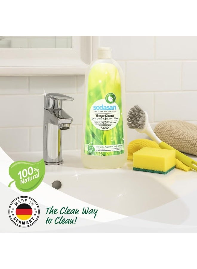 SODASAN Natural All Purpose Cleaner Pack of 2 x 1L Organic Plant Based Multi Surface Cleaning Liquid Non Toxic Eco Friendly Citrus Cleaner Made in Germany - Image 3