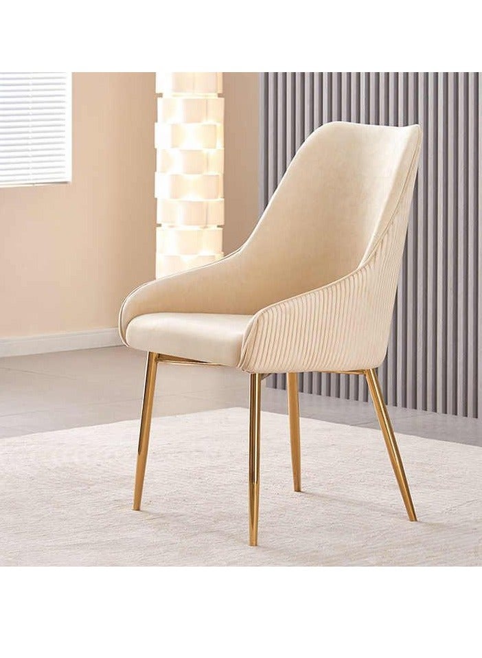 Wooden Twist Wooden Twist Echelon Modern Cafe Dining Chair With Metal Legs  - Image 1