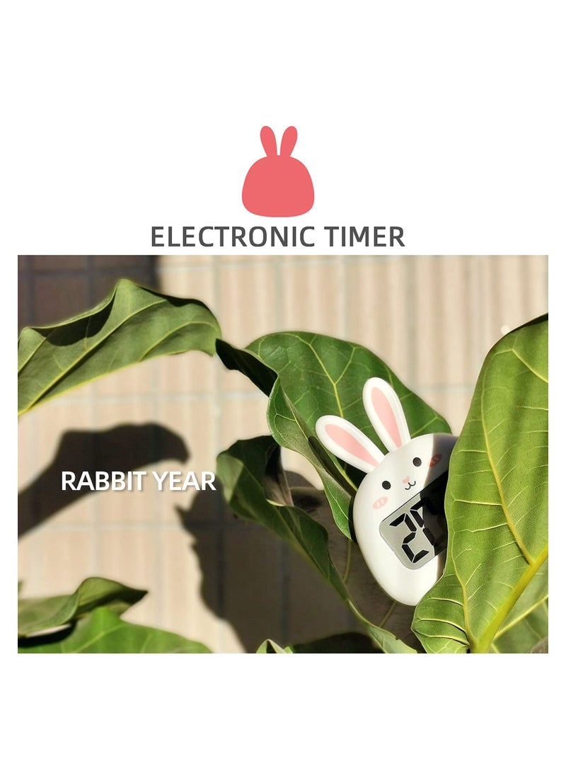 SYOSI - Kitchen Timer, Cute Cartoon Animal Countdown Timer, Digital Cooking Timer with Magnetic, LCD Large-Screen Visual Clock, Hangable Alarm Clock with Stand, for Cooking Bake Sport Game - Image 1