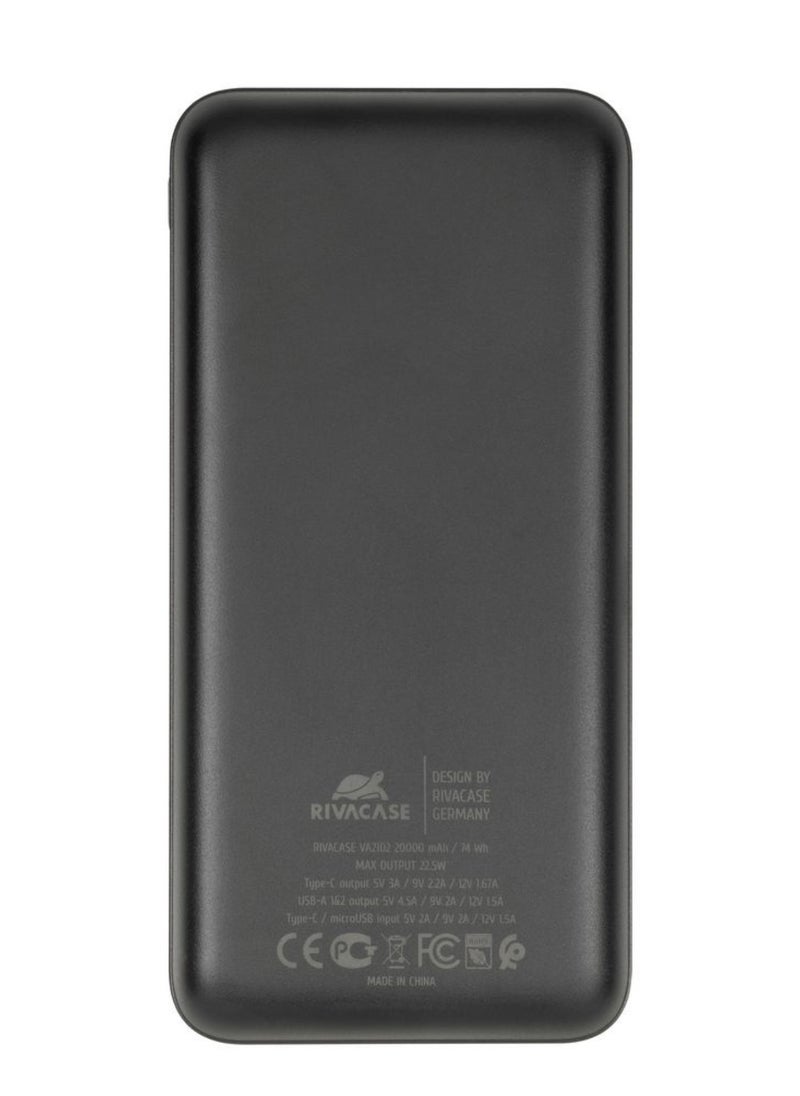 RivaCase - RIVACASE VA2102 20000 mAh Portable Power Bank - Image 1