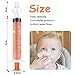 Vicloon Baby Nasal Irrigator 6PCS Nasal Syringe for Baby Syringe Nasal Irrigator with Cleanable and Reusable Silicone Nasal Suction Tip forIrrigation Nasal Spray Nasal HygieneColor - Image 2