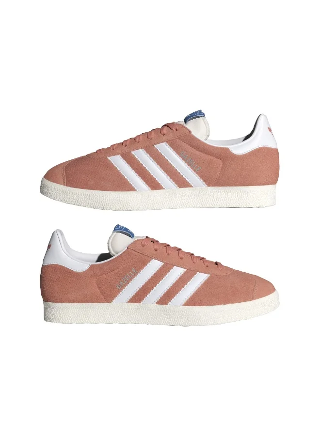 اديداس اوريجينالز adidas GAZELLE Red Originals Kids Shoes