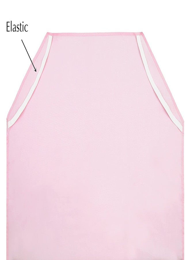 COTTON SHEET 600 Thread Count, Toddler Cot Sheets with Corners Elastic, Standard Mat Size Day-Care/Pre-School 100% Egyptian Cotton Kids Nap Time Fitted Sheets, Pink Solid (23" WX52 L) Pack of 10 - Image 2