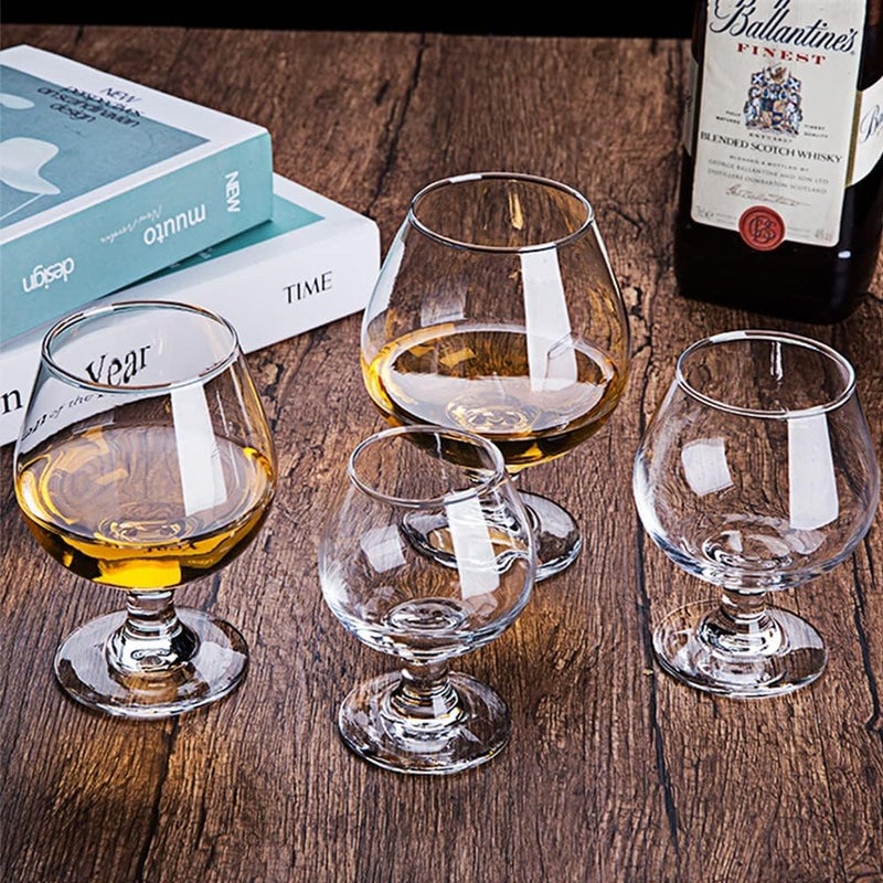 Cheshu Enterprise Cheshu Enterprise Snifters 35oz Shot Glasses Set of 8 Cute Brandy Cognac Glasses 100ml 100ml 35 floz  - Image 4