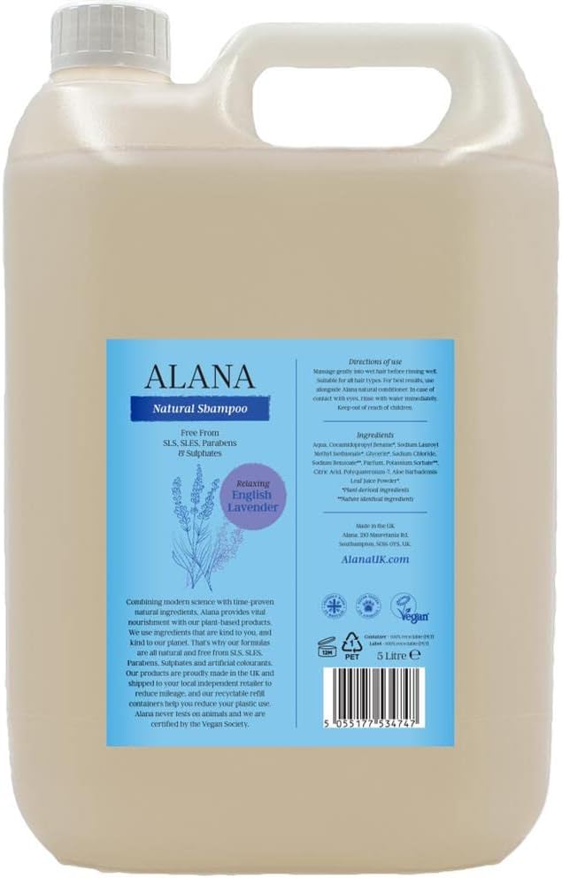 Alana English Lavender Natural Shampoo 5L