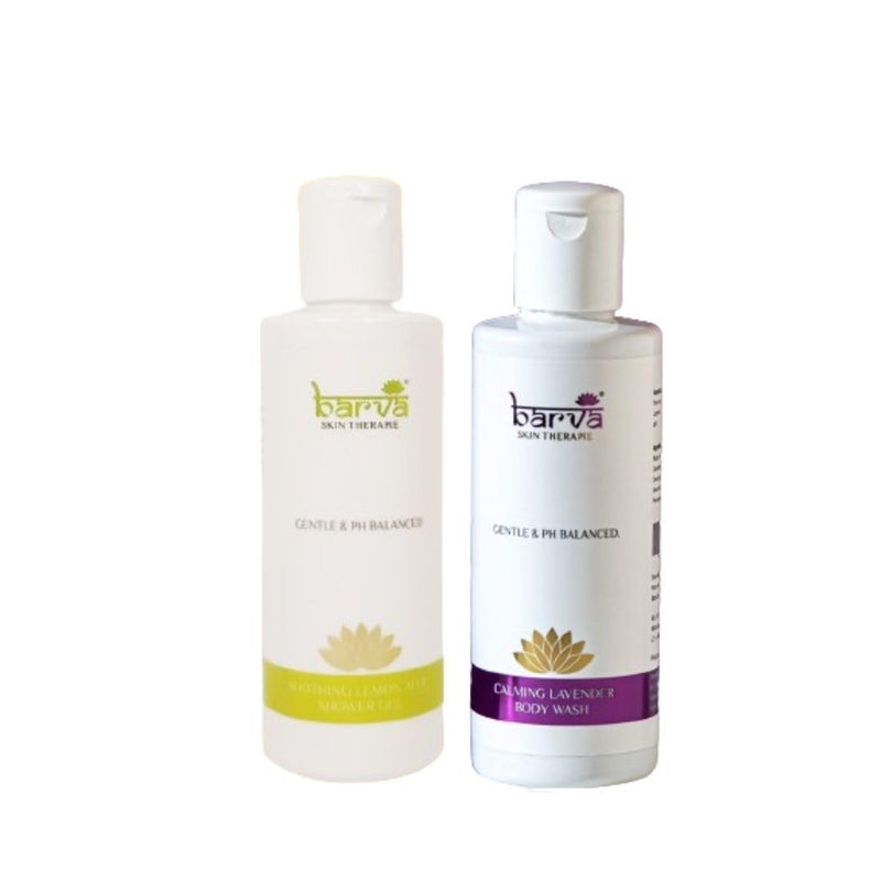 Barva Calming Soothing Lemon Aloe Shower Gel And Lavender Body Wash Relieving Stress for All Skin Types 400 ml - Image 1