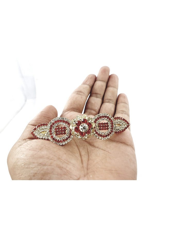 DHAVESAI Dhavesai m.d.k multi design hair clips,hair accessories for girls and women small size pack of 3 (multi colour and design as per availability)  - Image 3