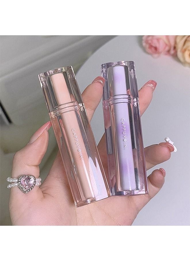 Cappuvini Glass Water Lifter Gloss - Hydrating Lip Gloss - Plumping Water Gloss Lip Gloss Moisturizing Sweet Lip Glaze Jacinth 07  - Image 3