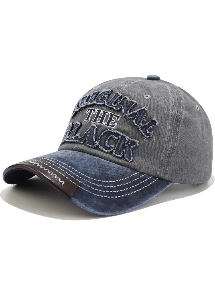 Şapka Market Hat Market Original Black Gray Navy Blue Baseball Cap