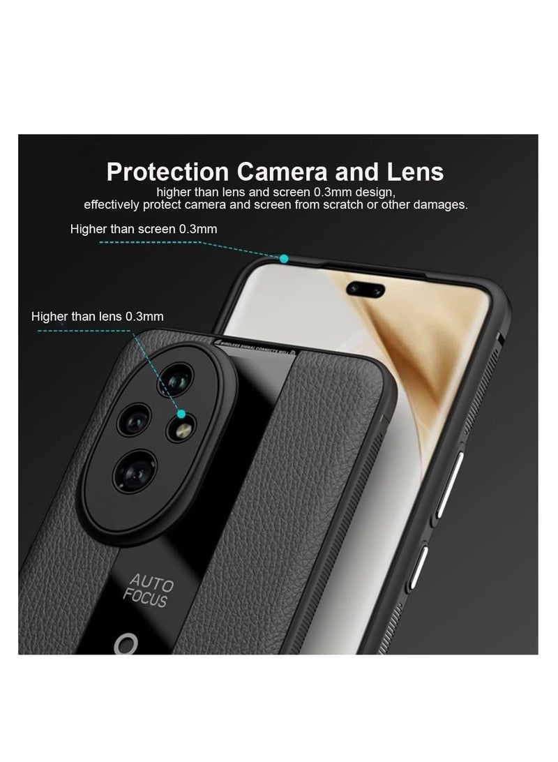Compatible with Huawei Nova 13 Pro 5G Luxury case TPU Frame u0026 Electroplated Glass u0026 Leather Back Cover - Image 2