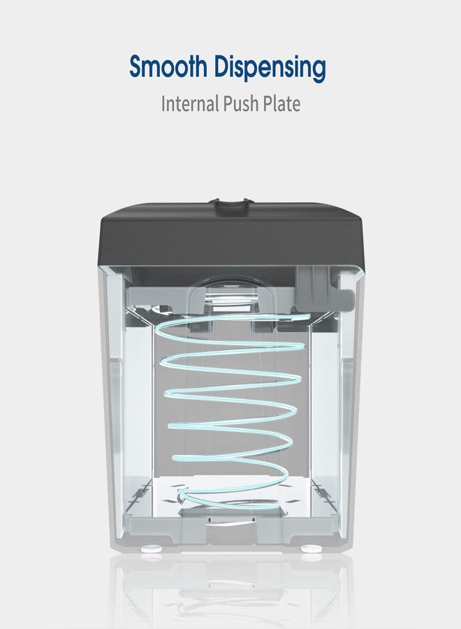 CHUANGDIAN Tabletop Napkin Dispenser, Commercial Paper Napkin Dispensers, Black, 8" x 6.1" x 6.5", CHUANGDIAN - Image 4