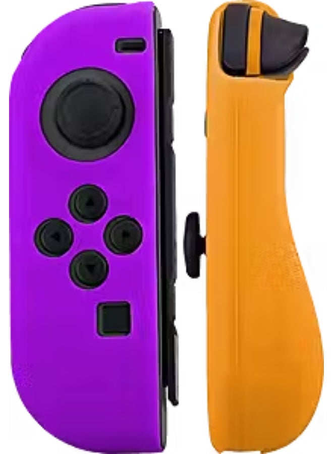 Nintendo Switch Joy-Con Cover Case - Purple and Orange