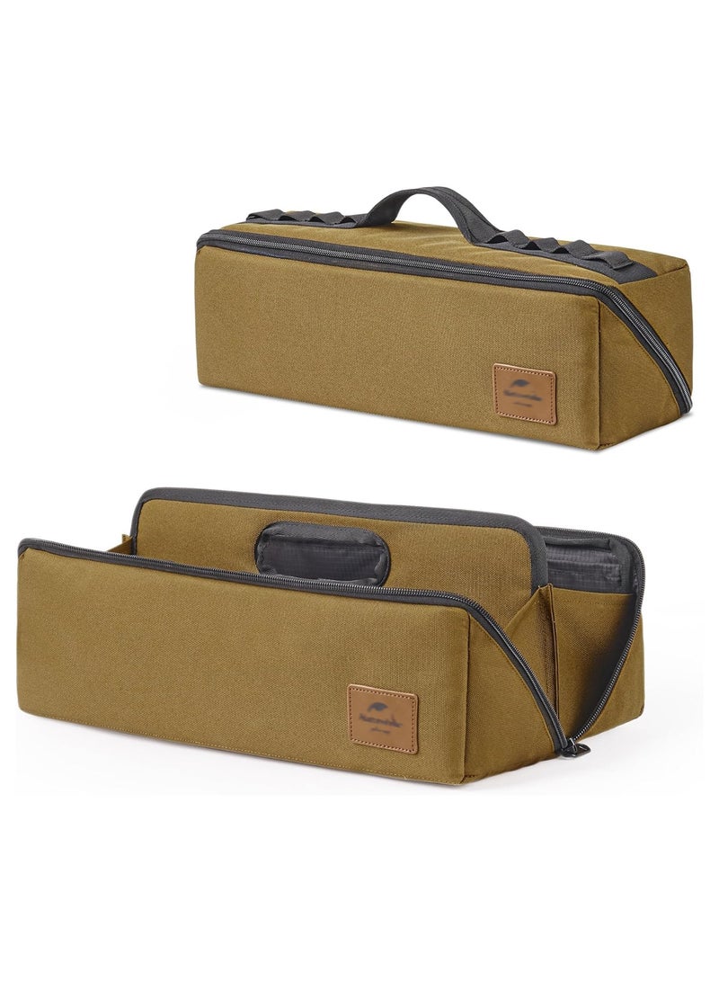 SOLARAE Folding Tool Bag Tool Bag with Zipper Mouth Heavy Duty  Multifunctional Tool Storage Bag Multipurpose Zipper Tool Pouch Tote Bag Zippered Duffel Bag Water Repellent Tool Origanizer - Image 1