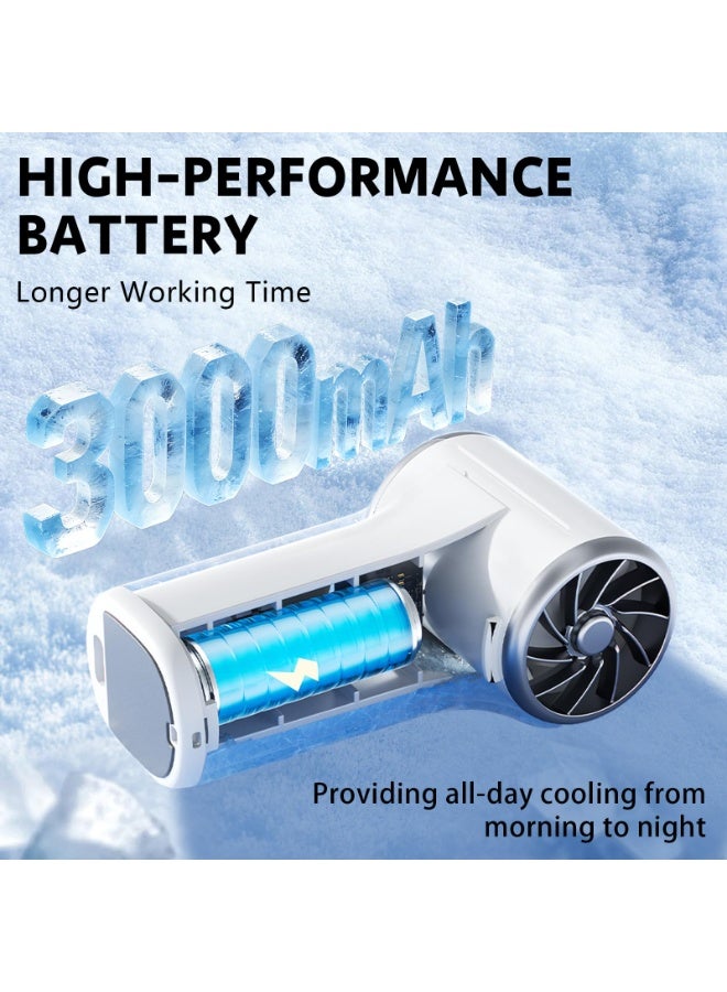 Dark Horse Mini Portable Clip-On Fan, 100-Speed 18,000 RPM High-Speed Personal Fan With LED Display, USB Rechargeable Compact Handheld Fan With Carrying Strap, Ideal For Travel, Indoor And Outdoor Use - Image 3