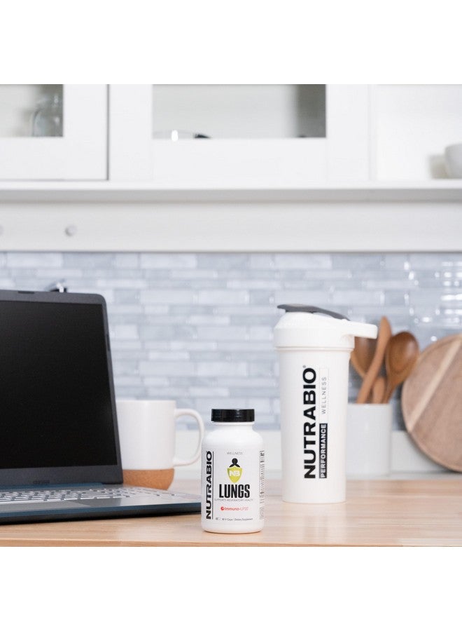 نوترا بايو مكمل NutraBio Lungs - مزيج من Immuno-LP20 والمستخلصات الطبيعية للمساعدة في دعم صحة الجهاز التنفسي والمناعة - Image 4