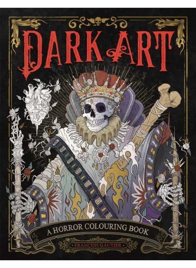 Dark Art A Horror Colouring Book - Paperback