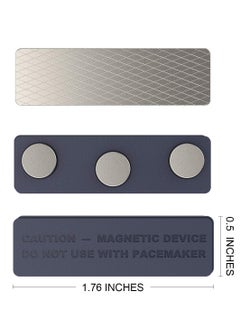 KASTWAVE Magnetic Name Tag, 20 Pcs Magnetic Badge Holder for Clothes, Metal Magnetic Tags with 3 Neodymium Magnets  - Image 3