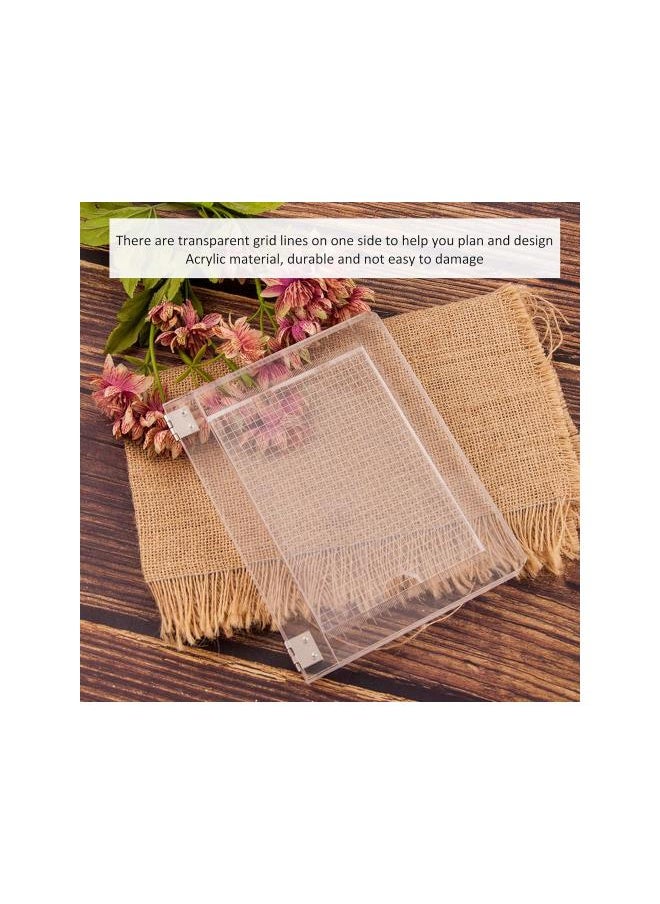 Generic - DIY Stamping Platform Tools, Stamp Platform Positioning Tool, Clear Stamp Positioning Tool for Home Scrapbooks Making Cards Office - Image 1