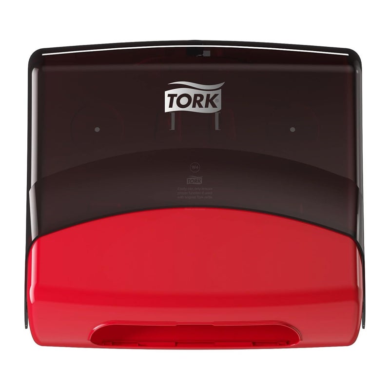 Tork Tork Folded Wiper Dispenser RedBlack W4 WallMounted 6540281  - Image 1